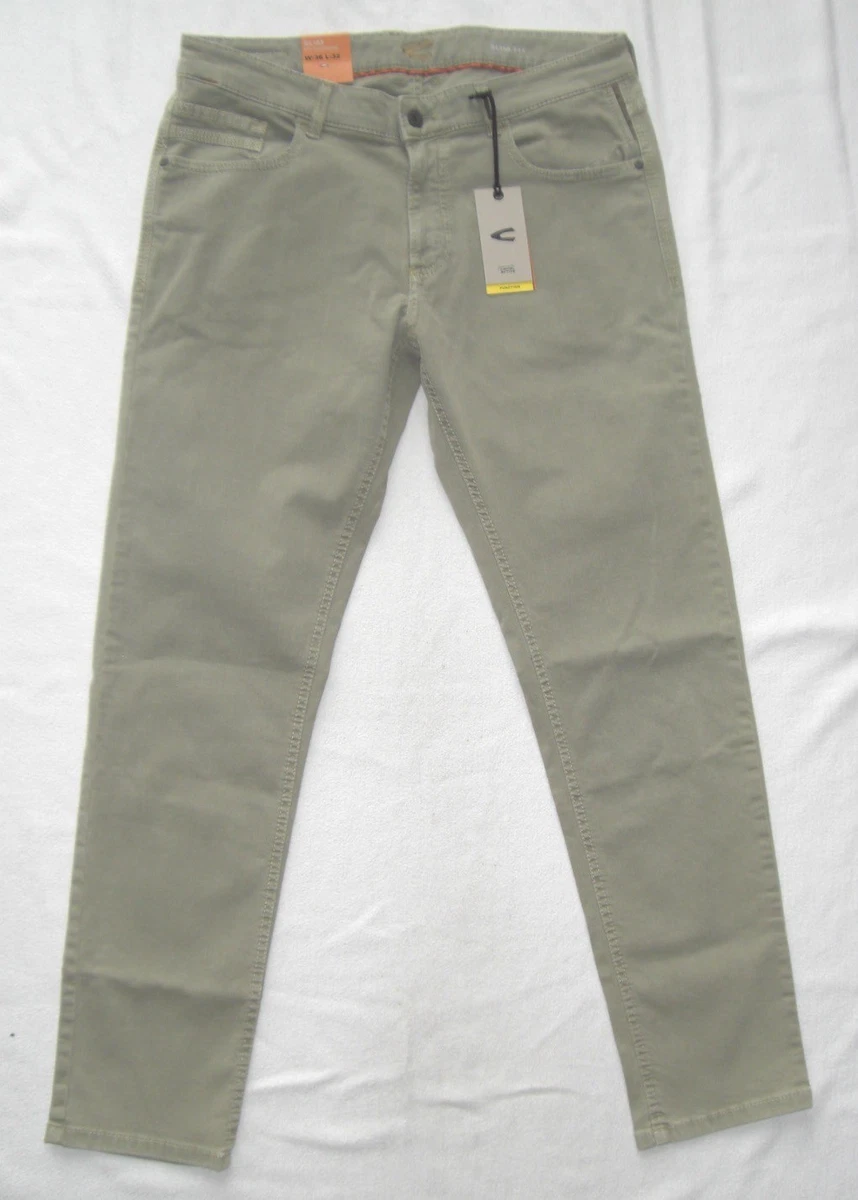 Jeans Camel Active Homme Taille W30 L36 - Coupe Droite, Gris, En Coton élastique, Neuf Avec étiquettes