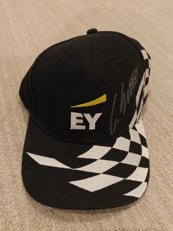 Formula F1 Cap Hat Black Autographed Signed Guenther Steiner