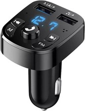 Car Bluetooth FM Transmitter with USB Charger