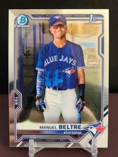 2021 Bowman Chrome - Prospects Manuel Beltre #BCP-244 1st Bowman RC
