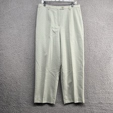 Vintage Pendleton Pants Womens 16 Fit 34x30 Green Virgin Wool Made In USA Chino