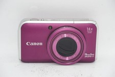 Canon PowerShot SX210 IS 14x Zoom 14.1MP Digital Camera Purple Used Good JP
