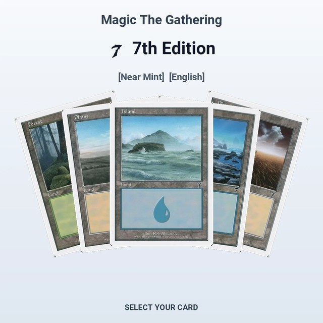 7th Edition - Select Your Cards (NM) Magic The Gathering 2001