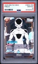2025 DRAGON BALL SUPER CARD GAME FUSION WORLD MANGA BOOSTER 02 FRIEZA PSA 10