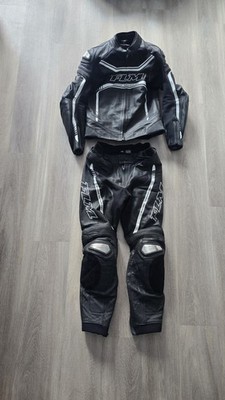 FLM Motorradkombi 2-teilig, schwarz