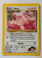 Pokemon TCG | Koga's Ditto #10/132 Holo | Gym Challenge ENG | Near Mint
