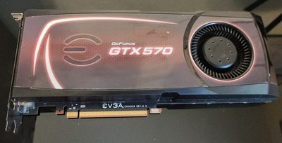 EVGA NVIDIA GeForce GTX 570 (012P31570AR) 1.25GB / 1.25GB (max) GDDR5 SDRAM PCI