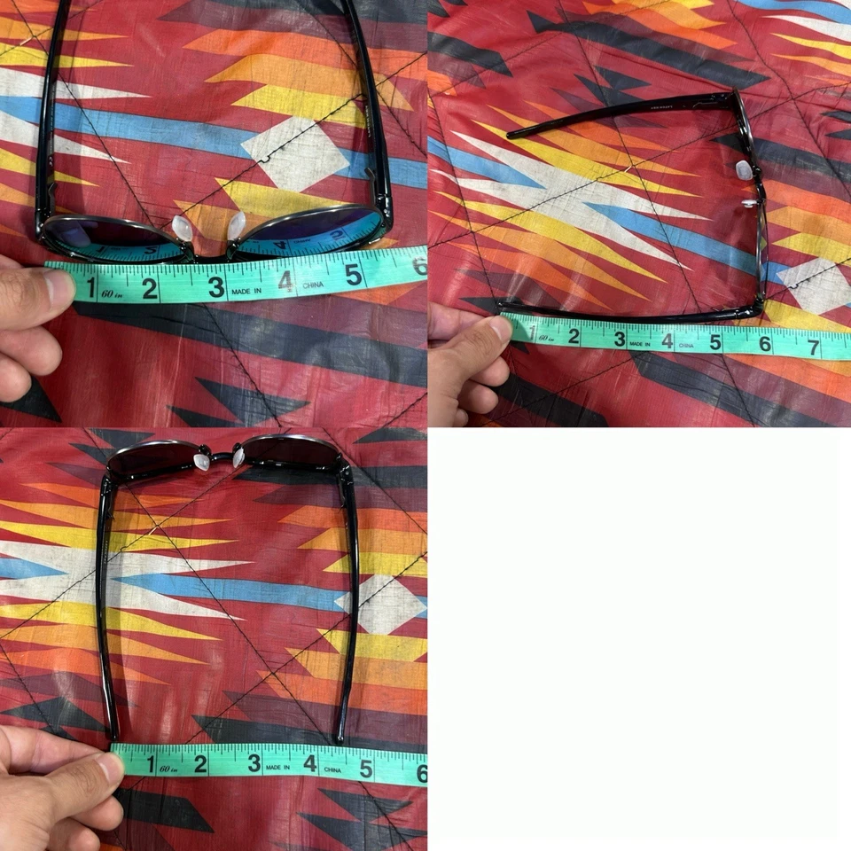 Gafas de sol Oakley OO9394M-0152 52□17 llave de cierre pulidas marcos negros lentes azules Foto 2 de 4