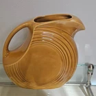 Vintage Fiesta Ironstone Fiestaware Antique Gold Disk Water Pitcher Discontinued
