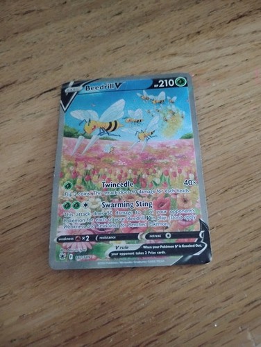 Beedrill V (Alternate Full Art) 161/189 Swsh10: Astral Radiance Holo