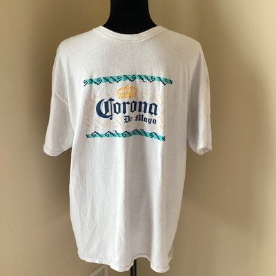 Delta Pro Weight Corona De Mayo T-shirt Size 2XL 100% pre shrunk Cotton Mexico