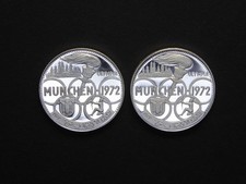 * FUJAIRAH *2 x 5 Riyals 1969 und 1970 Olympiade M&uuml;nchen 1972 Proof/ PP