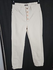 DL 1961 Mara Ankle High Rise Straight Leg Jeans Size 28 Sandshell