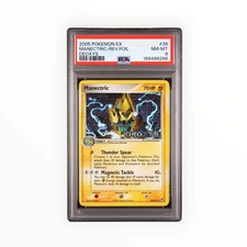 Pokemon Manectric Reverse Foil #38 2005 EX Deoxys PSA 8 POP 44 on eBay