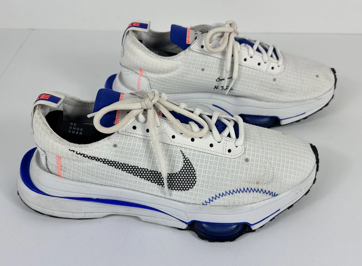 Nike Air Zoom Type SE White and Royal Blue Athletic Shoes Nike Air Zoom-Type SE  main image 4
