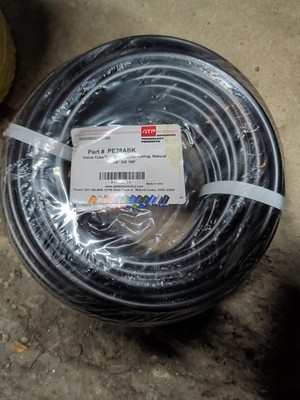 ATP PE38ABK Value-Tube  LLDPE Black Plastic Tubing 3/8'' OD 100' Sealed