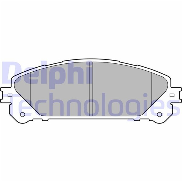 Delphi BremsbelÄGe Satz Vorderachse Passend FÜR Lexus ES NX RX Toyota Alphard-image