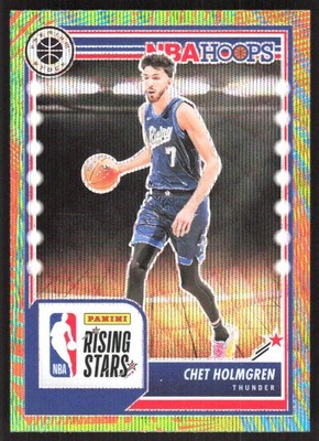 5573K 2023-24 Hoops Premium Stock #293 Chet Holmgren Multi Wave Prizm