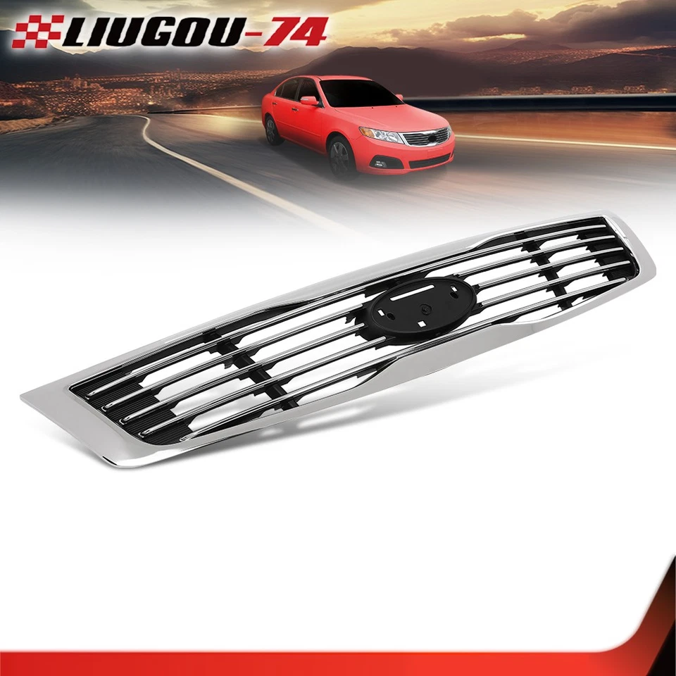 Rejilla apta para Kia Optima Magentis 2009-2010 plástico cromado 863502G500 KI1200136 Foto 2 de 4