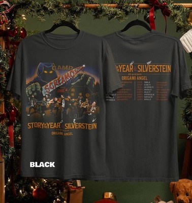 Unisex Silverstein Story of the Year Tour Shirt 2026, Camp Screamo Tee
