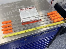 Snap On Orange Hard Handle Phillips Flat Screwdriver Add On Long Cabinet Set Snap On Orange Hard Handle Phillips Flat Screwdriver Add On Long Cabinet Set