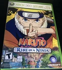 Ubisoft Naruto: Rise of a Ninja Xbox 360 Action Manual NTSC Martial Arts 2007