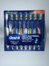 ORAL-B Cross Action Pro Advanced Toothbrush, 8 Count Soft 