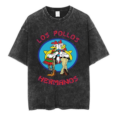 Breaking Bad Better Call Saul T Shirt y2k Washed Black Graphic Tee Mens Unisex