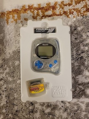 Pokemon Mini Game Console MIN-001 w/ Pokemon Party - Wooper Blue