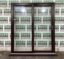 ROSEWOOD UPVC SLIDING DOORS EXTERNAL EXTERIOR SLIDERS PATIO DOUBLE GLAZED