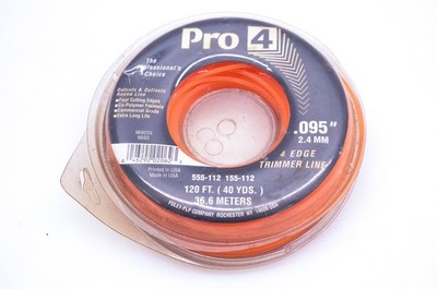 Foley-PLP 555-112, 155-112 Pro4 Trimmer Line 120' .095''/2.4mm NOS