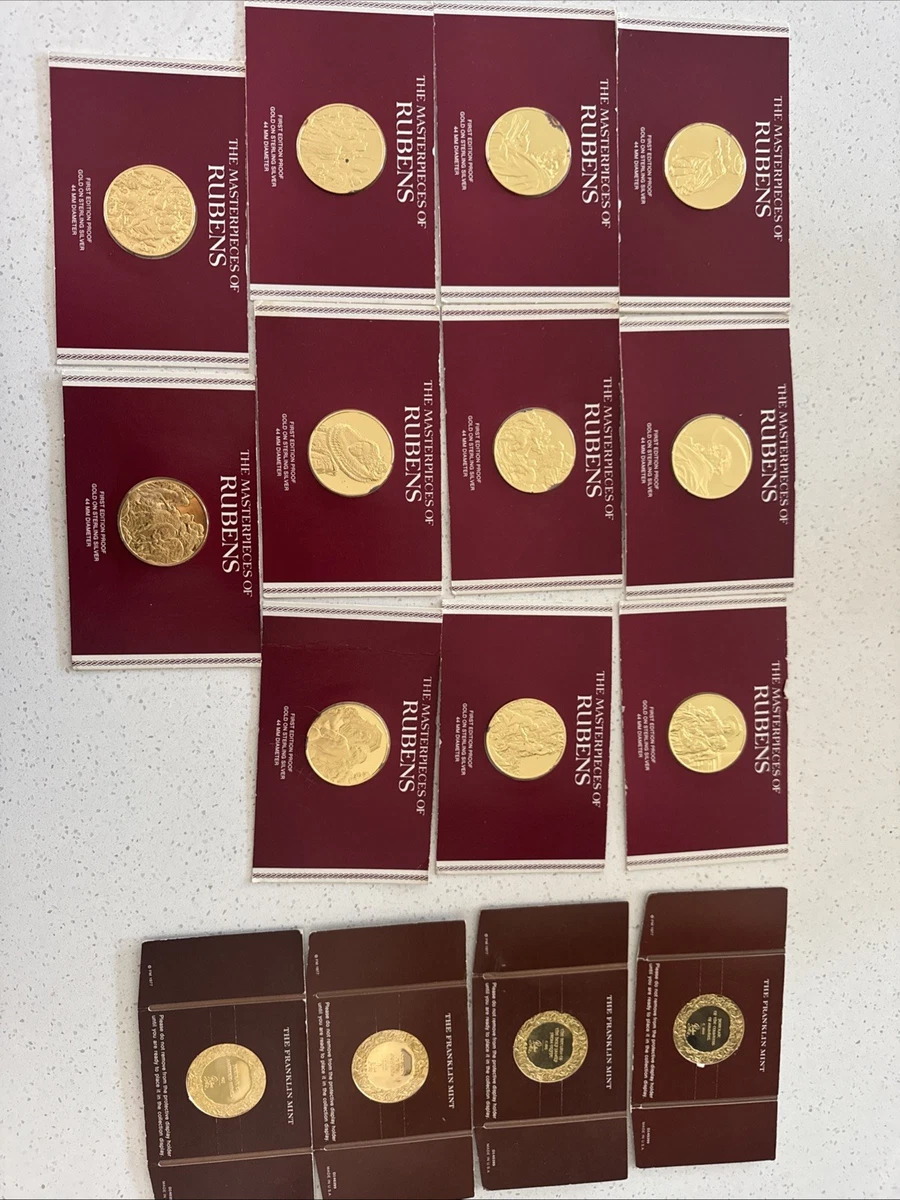 Franklin Mint Sterling Silver Medals In Numismatic Medals for sale
