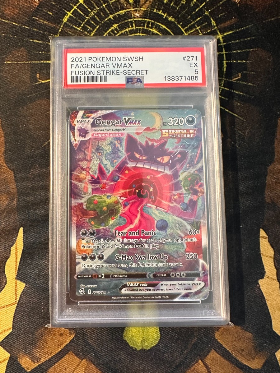 Gengar VMAX (Alternate Art Secret) 271/264 Swsh08: Fusion Strike