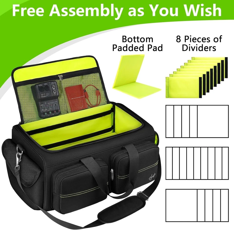 DJ Accessory Bag with Multiple Compartments - Image 4 of 4