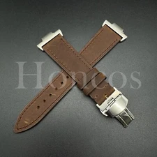 Vintage Leather Watch Band Strap Fits Tissot PRX Adapter Clasp Quick Release BN