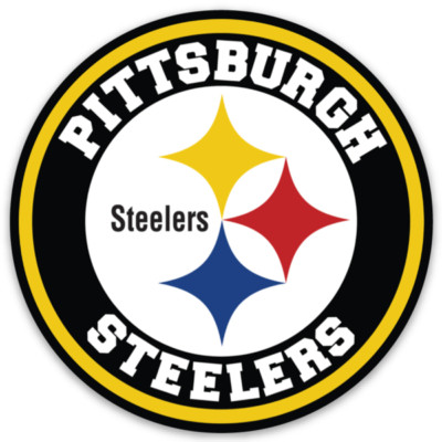 Pittsburgh Steelers Logo Type 3 Diamonds Classic Die-Cut round STICKER |  eBay