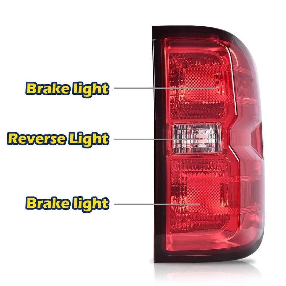 尾灯总成卤素 LH 驱动器适用于 2014 - 19 GMC Sierra/Chevrolet Silverado — 第 4/4 张图片