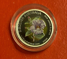15 DOLLARS 2006 AUSTRALIA STURT DESERT ROSE PLATINUM PROOF