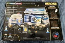 Laser Pegs Heroes Mobile Police Unit 300 pcs 9 LED Lights 18602