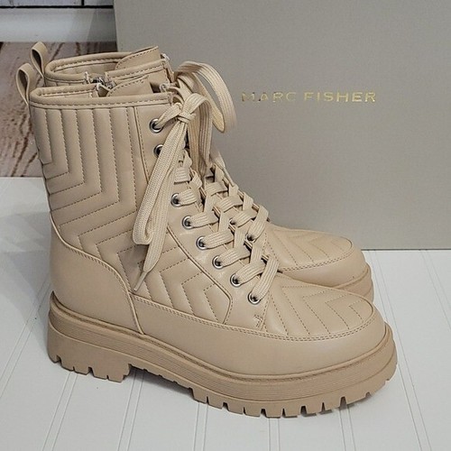 Marc Fisher Pierce Quilted Lace Up Lug 