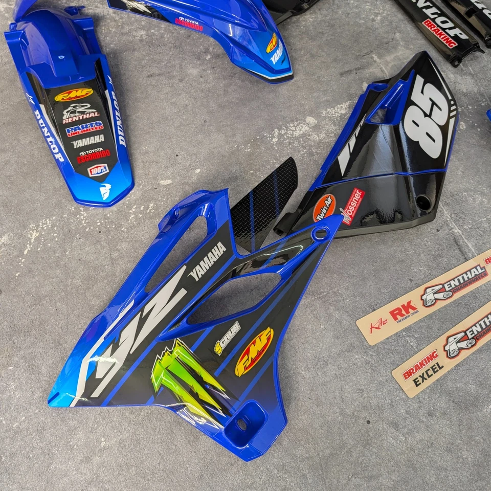 Plásticos + Gráficos Yamaha YZ 85 2002-2018 Restyle | Número de carrera personalizado Foto 4 de 4