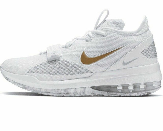 nike air force max low white gold