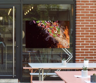 3D Grill Kebab Laden BBQ C1514 Fensteraufkleber Wandtattoo Tapeten Wandbild Amy