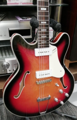 VOX Bobcat BC-V90 Semi-Hollow Guitar Sunburst P-90 w/Hardcase | eBay