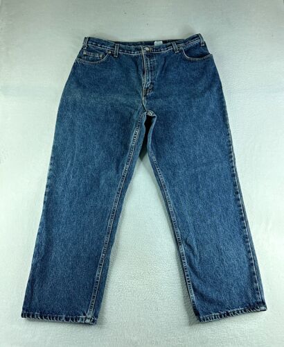 Faded Glory Mens Jeans Blue Tag Size 42x30 (39x30) Straight Medium Wash