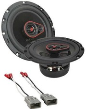 CERWIN-VEGA 3-Way Coaxial Speakers (6.5", 340 Watts max) + Harness 72-7800 For H