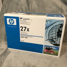 New Genuine HP 27X C4127X Black High Yield Print Cartridge LaserJet 4000 4050