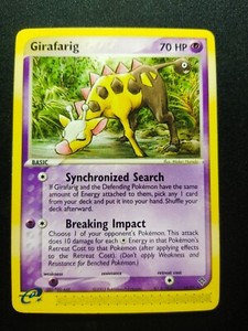 Pokemon Girafarig 16/97 EX Dragon Rare Mint Vintage TCG card