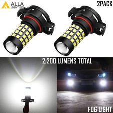 Alla Lighting 2600lm 6000k 5202 5201 Led Bulb White 1919smd Fog Driving Light2x Alla Lighting 2600lm 6000k 5202 5201 Led Bulb White 1919smd Fog Driving Light2x
