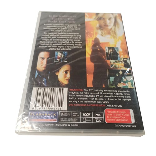 Surrogate Mother DVD Crime Drama Thriller Pregnancy Revenge R0 Brand New - Picture 11 of 12